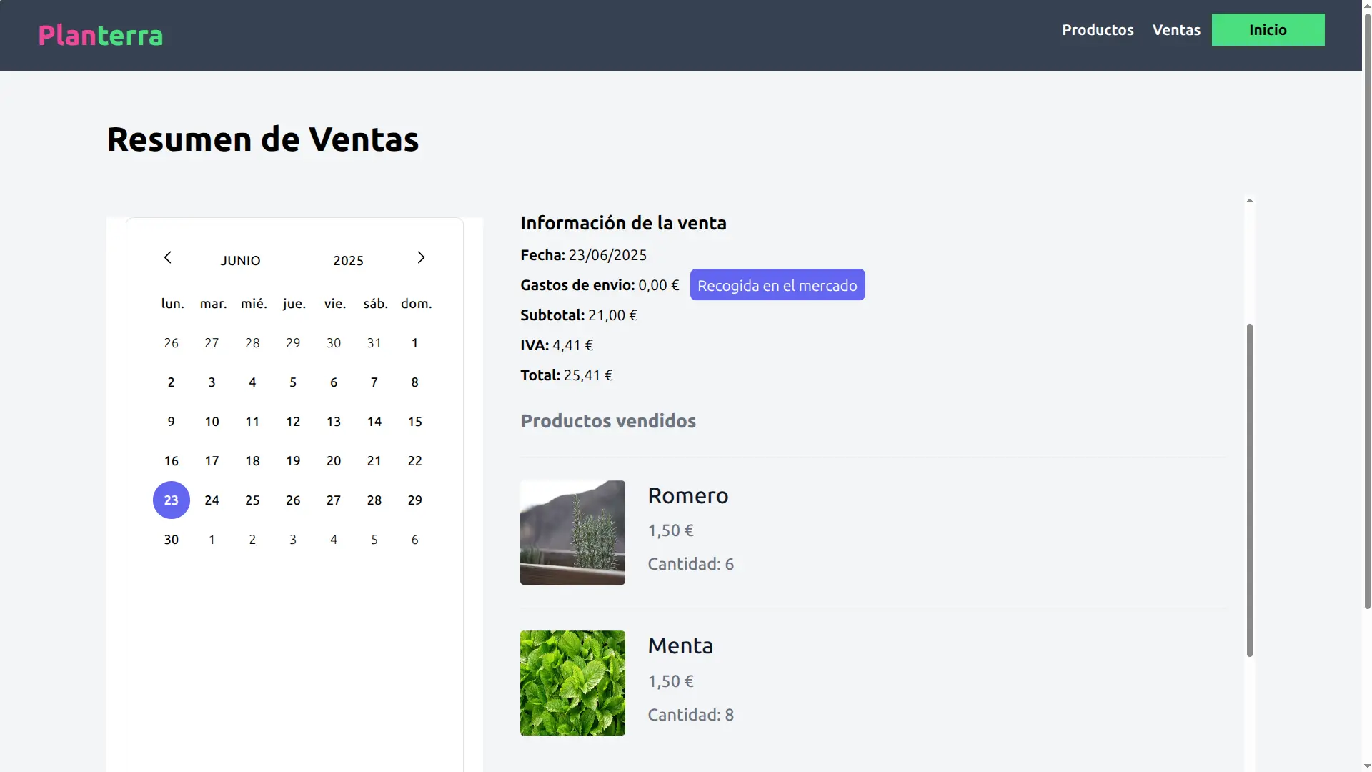 Imagen de la web de Planterra