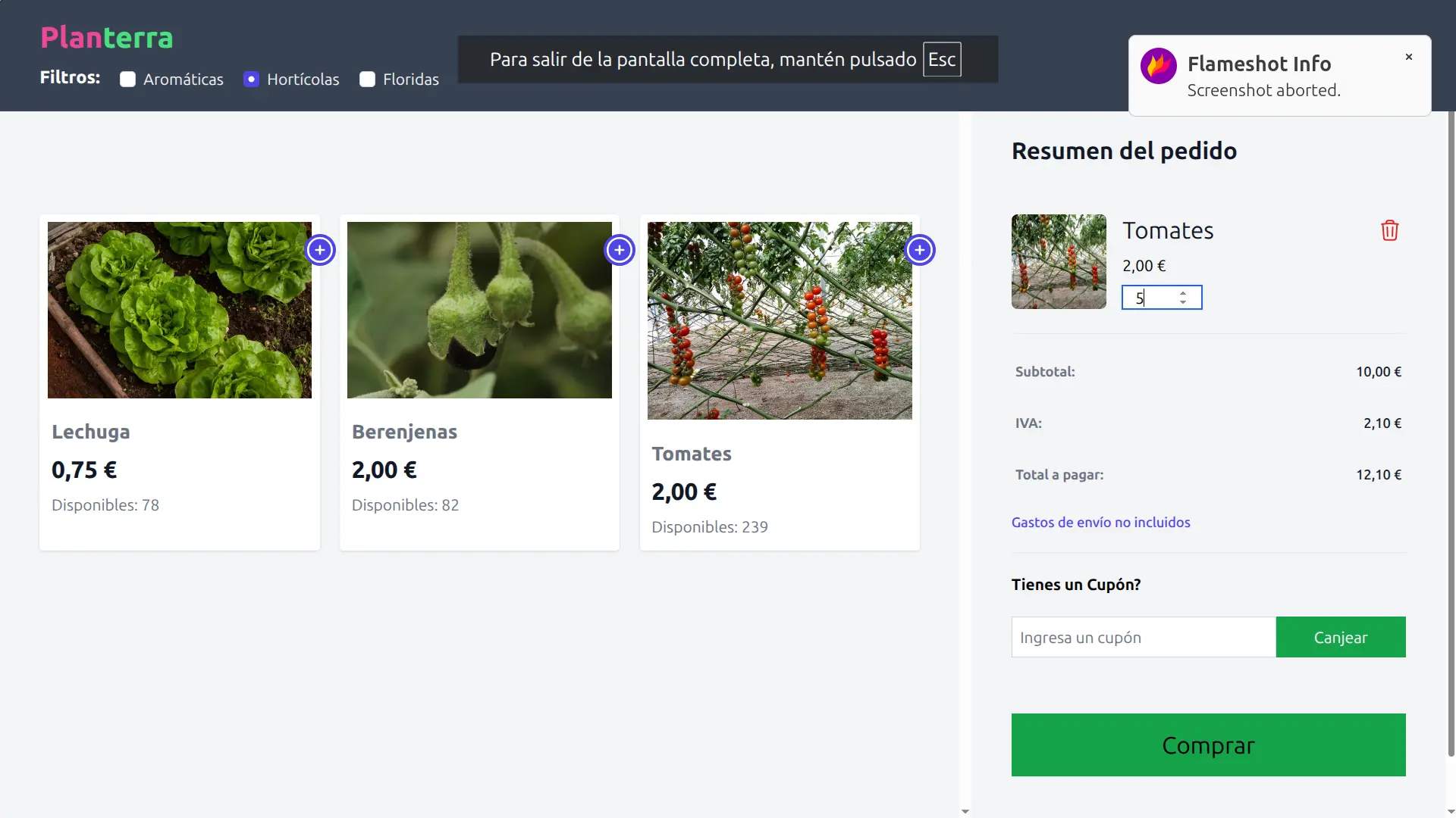 Imagen de la web de Planterra
